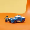 LEGO 60312 City Coche de Policía juguete para niños a partir de 5 años con minifigura de agente pequeña idea de regalo serie Aventuras vehículo de persecución set de construcción Singl