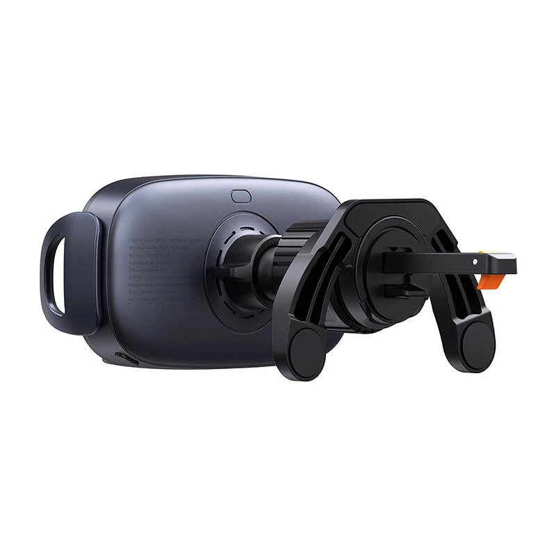Baseus LightChaser BS-CM029 Soporte de coche para teléfono con carga inalámbrica de 15 W para rejilla de ventilación, negro