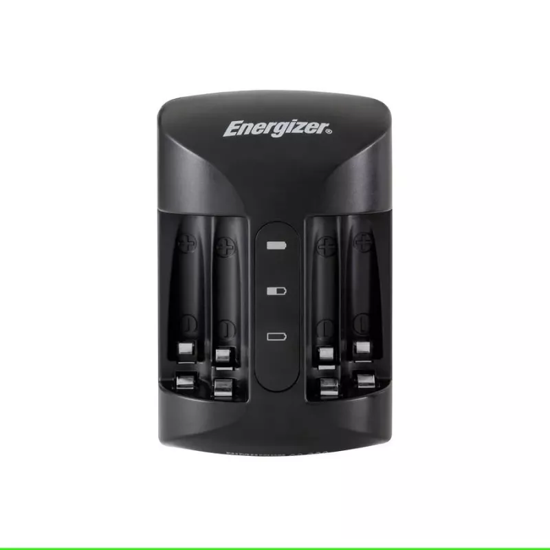 Cargador de baterías Energizer Pro Charger AC de 4 canales para AA/AAA NiMH, 100–240 V, 2000 mAh incluidos
