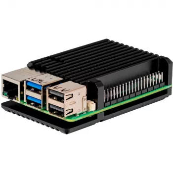 Joy-IT ARMOR Case BLOCK carcasa para SBC compatible con kits de desarrollo Raspberry Pi (RB-AlucaseP5-07)