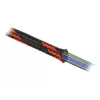 Funda para cables DeLOCK 20753 negro rojo