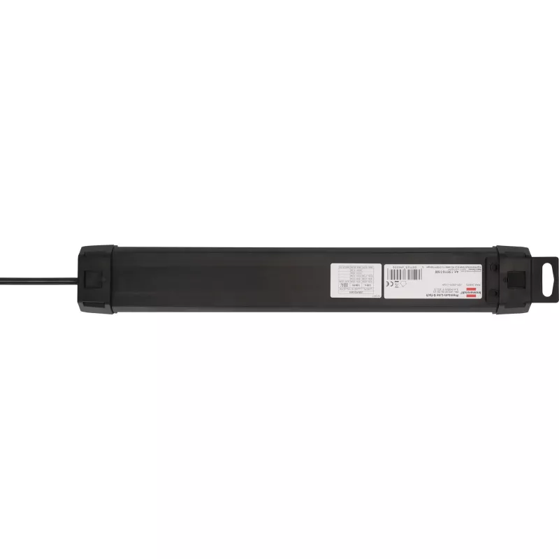 Alargador de corriente Brennenstuhl 1951160608 3 m 6 tomas AC para interior negro