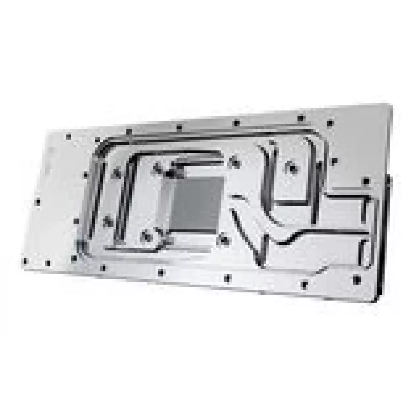 Bloque de agua para GPU Alphacool ES de 1 slot para Nvidia H200 141GB NVL, 2x G1/4, negro/carbono