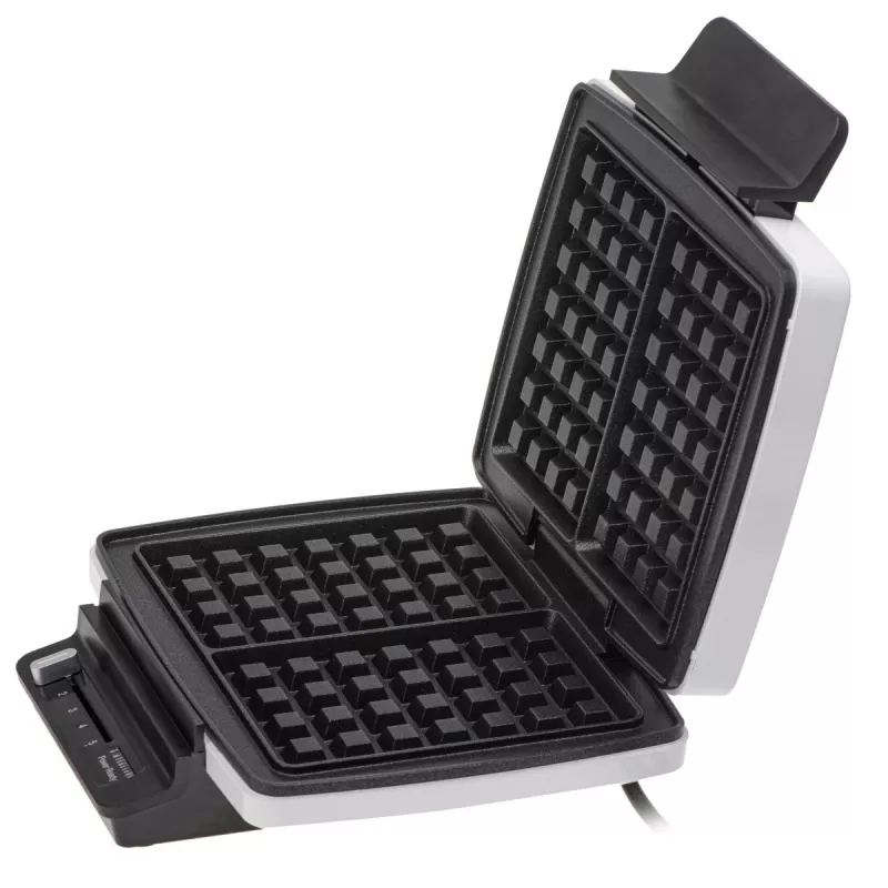 Gofrera Adler AD 3085 — 1200 W, 2 gofres rectangulares 9×13 cm, temperatura ajustable, placas antiadherentes