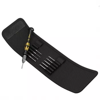 Destornillador combinado Wera ESD/11 SB – 1 pieza, puntas Torx/Phillips/Phillips ranurada/ranurada, mango de plástico (negro/amarillo)