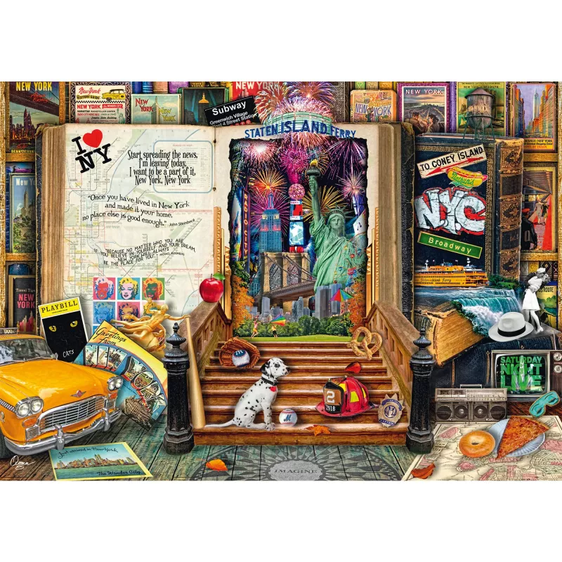 Puzzle Schmidt Spiele Aimee Stewart: Memories of New York — 1000 piezas