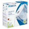 Jarra filtrante de agua BRITA Marella con cartucho Maxtra Pro, depósito de agua de 2,4 L, blanca, asa ergonómica