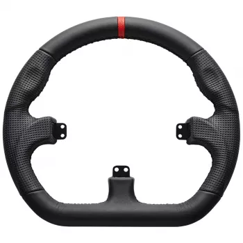 Asetek SimSports GT Rim - Closed D, cuero - negro