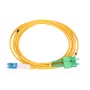 Patchcord Extralink SC/APC a LC/UPC, Monomodo Dúplex G.652D, 3 mm, 0,5 m