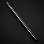 Tubo rígido de latón sin bisel Bitspower 12mm DE, 500mm - brillo negro