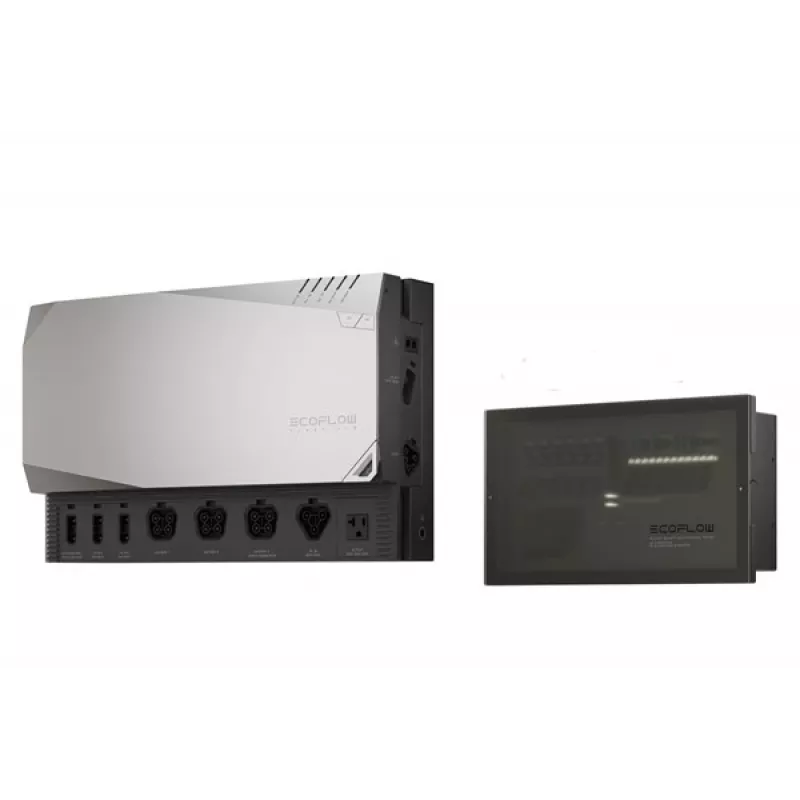 EcoFlow ZMM100-COMBO2-EU Power Prepared Kit, juego de cables/adaptadores, 5 uds., montaje en pared, negro/gris