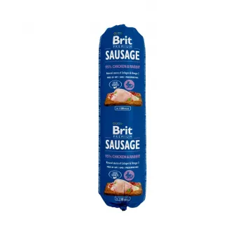 Comida húmeda para perros Brit Premium pollo y conejo 800 g