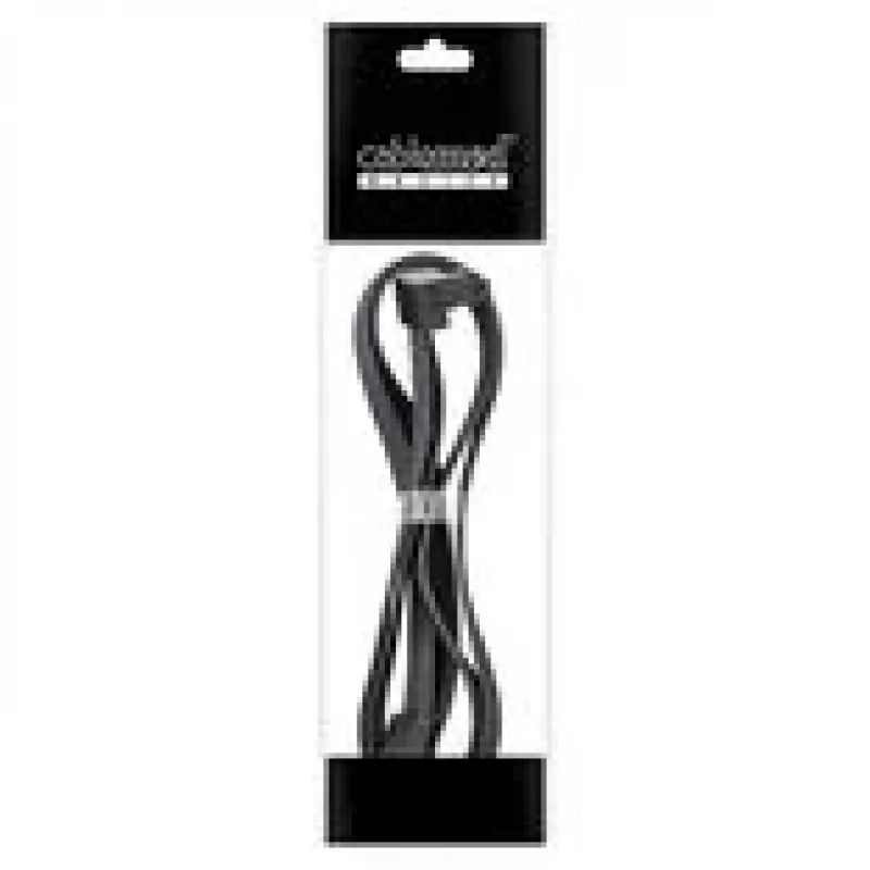 Cable CableMod Basics Universal 12V 2x6, conector a 90°, 16 pines a 16 pines - negro, 60 cm, Var. B