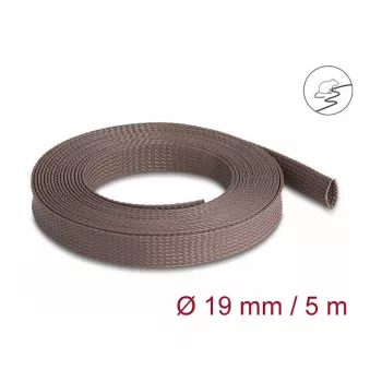 Funda para cable DeLOCK 20905 marrón poliéster 1,9 cm de diámetro