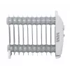 Mesko MS 7806 Radiador eléctrico de aceite, para interior, Blanco, 1200 W