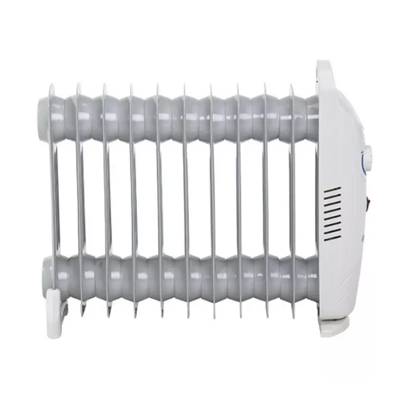 Mesko MS 7806 Radiador eléctrico de aceite, para interior, Blanco, 1200 W