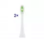 Cabezales de cepillo de dientes ETA WhiteClean 2 uds. — verde/blanco, cerdas suaves, compatibles con modelos ETA