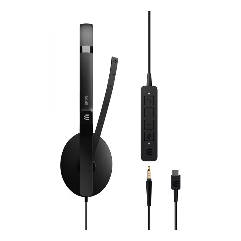 EPOS ADAPT 165 USB-C II Auricular con cable Diadema Oficina/Callcenter USB Type-C Negro