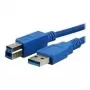 MediaRange – cable USB – USB Type-B (M) a USB Type-A (M) – 3,0 m – azul (MRCS149)
