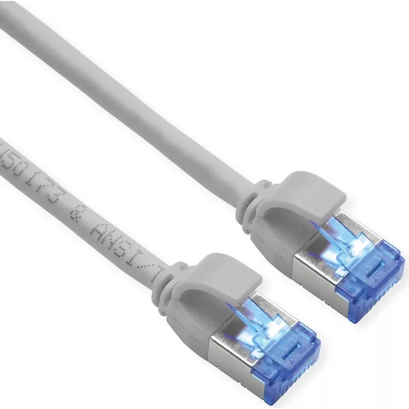 Cable de red S/FTP Cat.6A TPE apto para PoE sin nudos gris 3m ROLINE - Red - CAT 6a (21.15.4313)