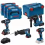 Destornillador BOSCH 18V COMBO KIT GSR 18V-90C GDX 18V-210C GBH 18V-24C GSA 18V-28 1xPC4.0Ah 2xPC5.5Ah