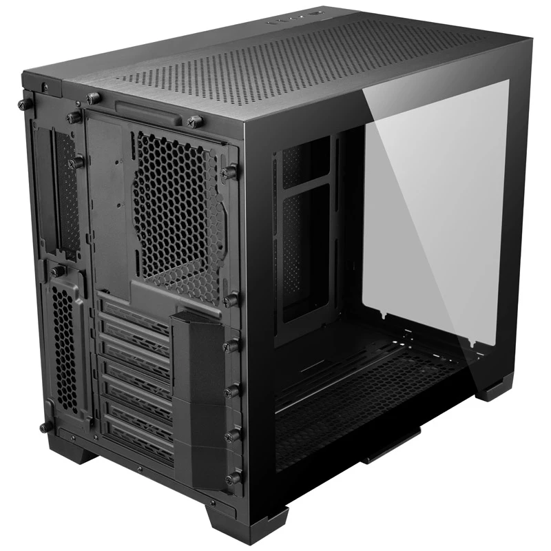 Lian Li O11 Dynamic Mini + Mini Riser Card - PCIe 4.0, negro