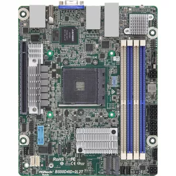Placa base ASRock B550D4ID-2L2T AMD B550 Socket AM4 mini ITX (B550D4ID-2L2T)