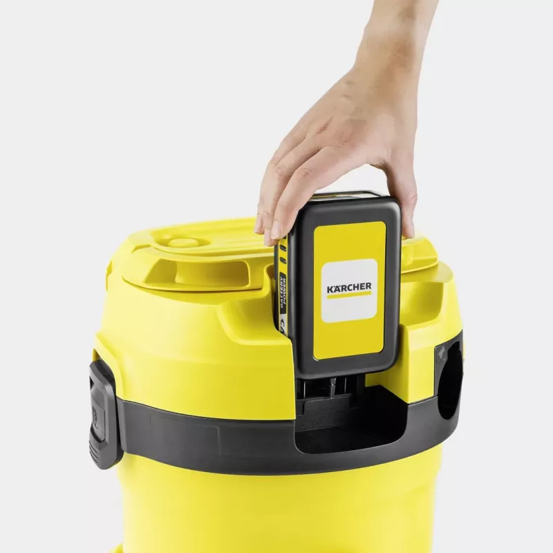 Kärcher WD 2-18 Aspirador de tambor 12 L en seco y húmedo 225 W bolsa