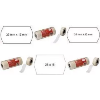 Etiquetas de precio agipa 100914 22×12 mm compatible con Meto 822/722 y Open Blitz P7/P8