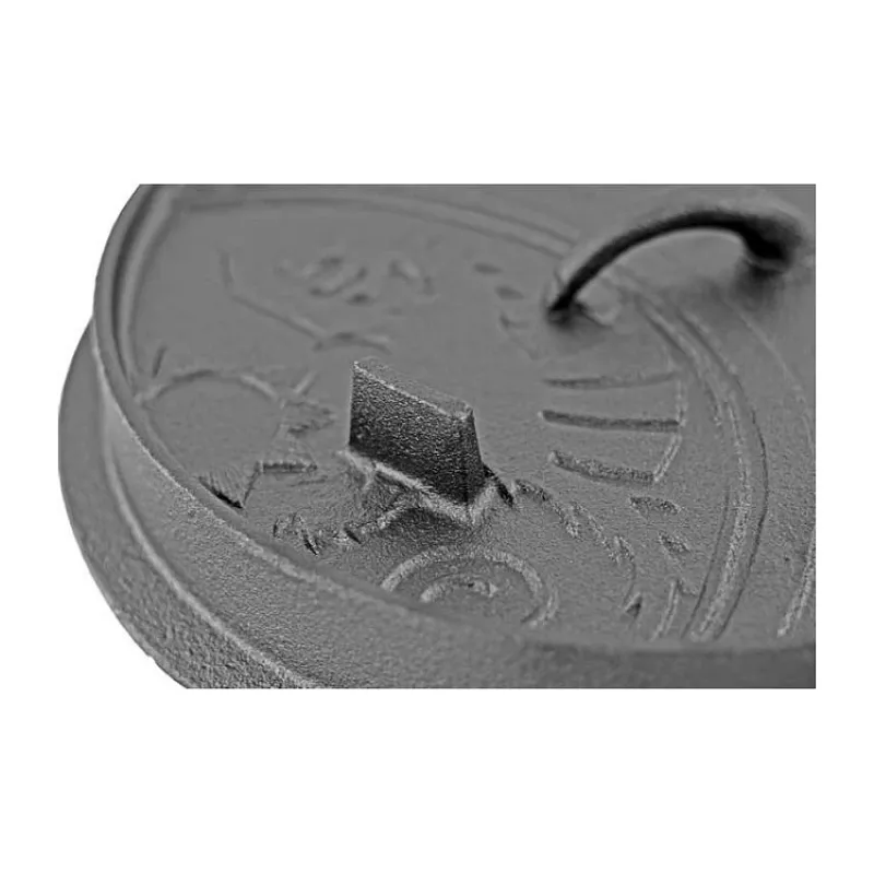 Petromax Olla de fuego ft6 con patas, 5,7 L, hierro fundido, negro