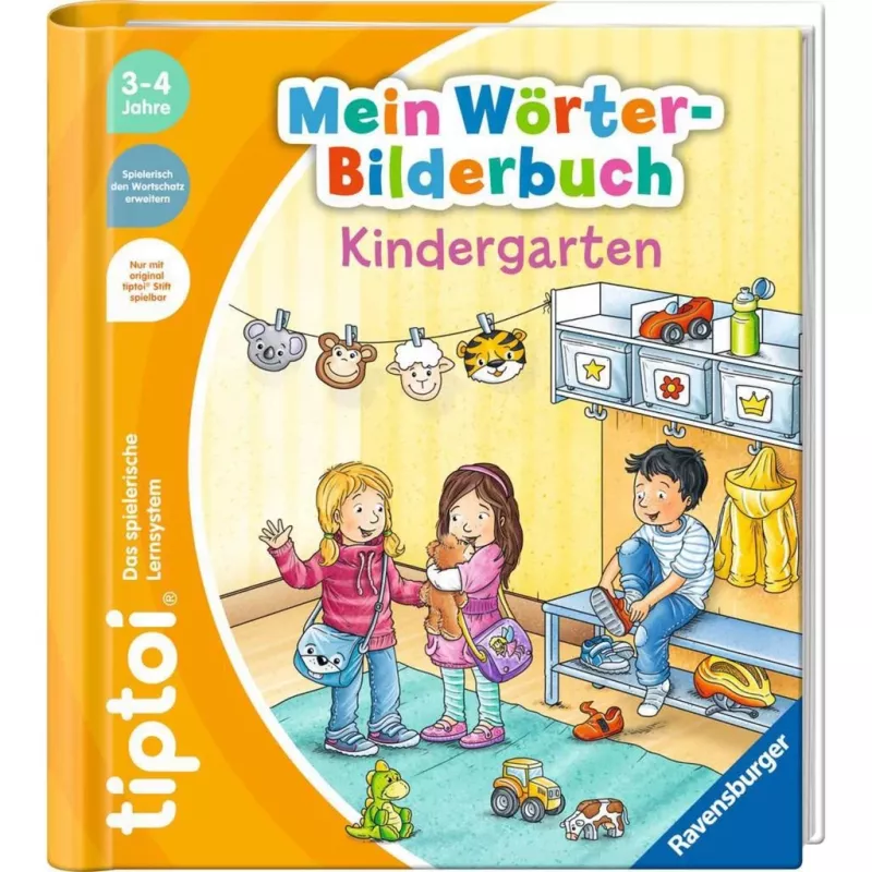 tiptoi Starter-Set: Mein Wörterbilderbuch Kindergarten, libro educativo lápiz y libro de imágenes
