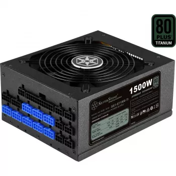 Fuente de alimentación Silverstone SST-ST1500-TI v1.1 80 PLUS Titanium, modular - 1500 vatios (SST-ST1500-TI v1.1)