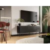 Mueble RTV SIENA 150.5x40x60 negro mate