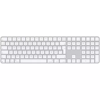 Teclado Apple Magic universal USB + Bluetooth QWERTY danés blanco