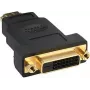 Adaptador Kindermann HDMI a DVI-D (macho a hembra) – señal de vídeo digital
