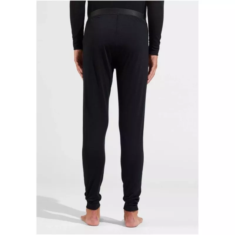 ODLO BL BOTTOM Pantalón largo MERINO, talla M, negro