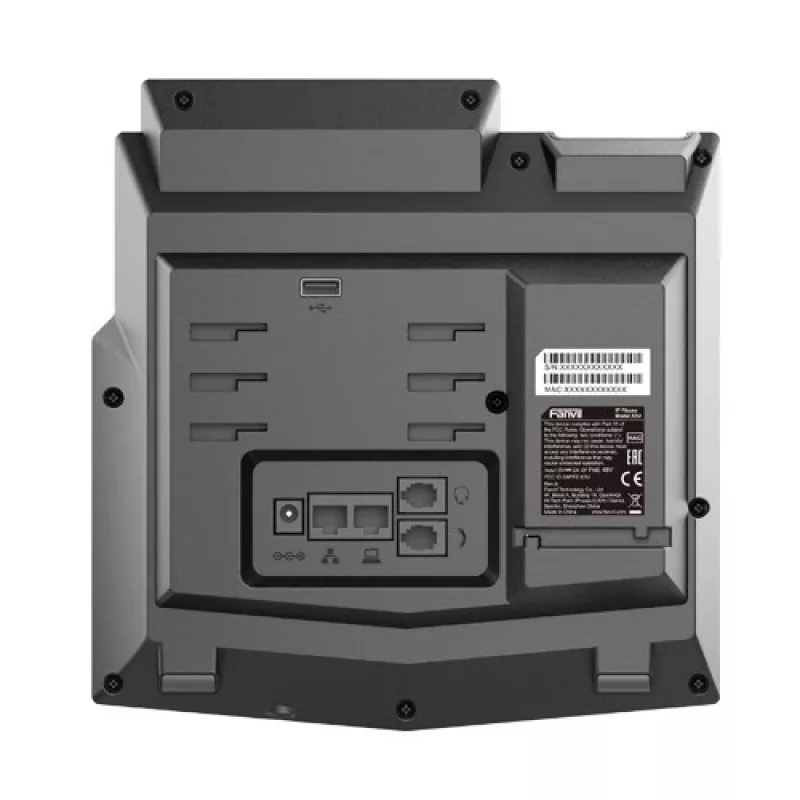 Teléfono IP Fanvil X5U negro 16 líneas LCD Wi-Fi terminal alámbrico