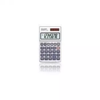 Calculadora Sharp EL-250S básica plateada