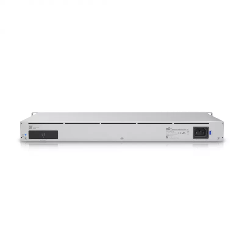 Puerta de enlace Ubiquiti UDM-SE UniFi Dream Machine Special Edition, rack 1U, 8x RJ-45 PoE, WAN 2,5GbE + 10G SFP+, CPU de 1,7 GHz, 4 GB DDR4, SSD de 128 GB, bahía para HDD de 3,5", pantalla táctil de 1,3"