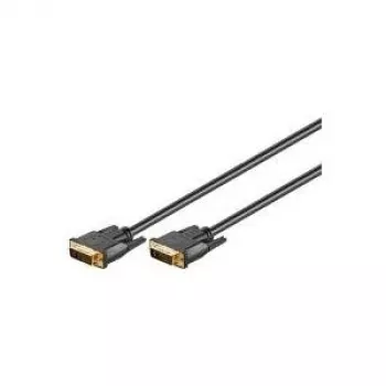 Wentronic Goobay Cable DVI-I FullHD Dual Link, negro, 3 m - conector DVI-I macho Dual-Link (24+5 pines) > conector DVI-I macho Dual-Link (24+5 pines) (69210)