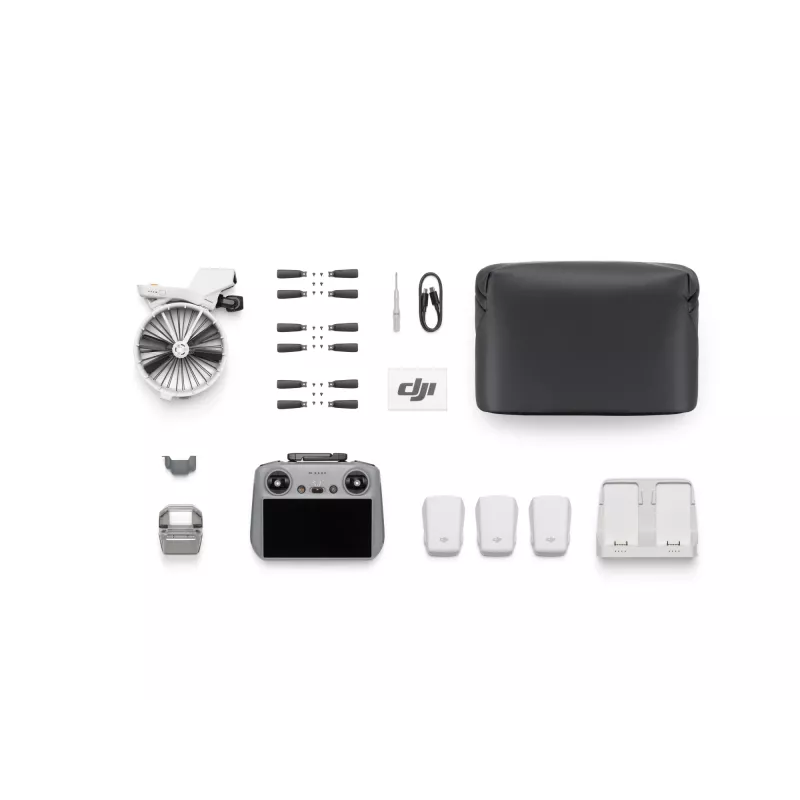 DJI Flip Fly More Combo (DJI RC 2) dron con cámara, 4K/60fps HDR, 48 MP, CMOS de 1/1,3″, 3 baterías
