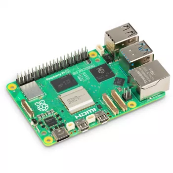 Ordenador de placa única Raspberry Pi 5 placa de desarrollo — 2400 MHz Arm Cortex-A76, hasta 16 GB LPDDR4x, MicroSD, USB 3.2, Wi‑Fi 5