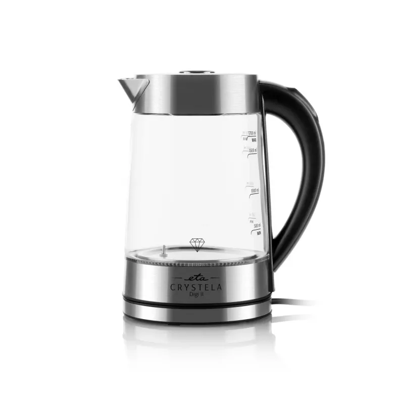 ETA CRYSTELA DIGI II hervidor de agua 1,7 L 2200 W cuerpo de cristal base 360°