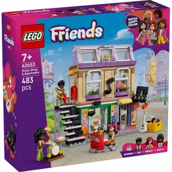 LEGO FRIENDS 42653 Tienda de música y piso