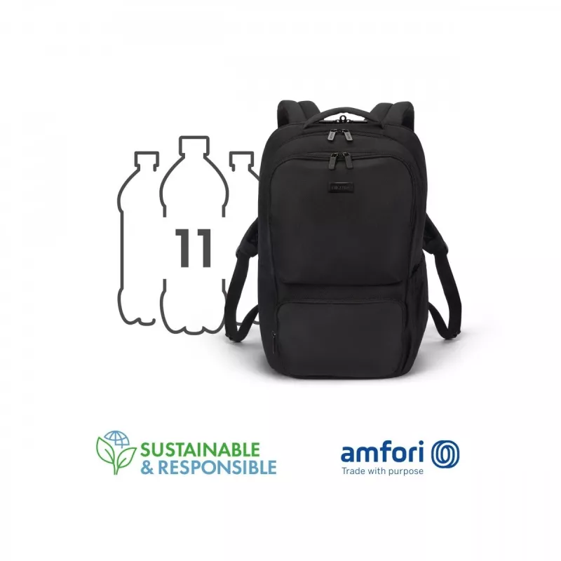 Mochila de ocio DICOTA D32116-RPET Negro poliéster rPET