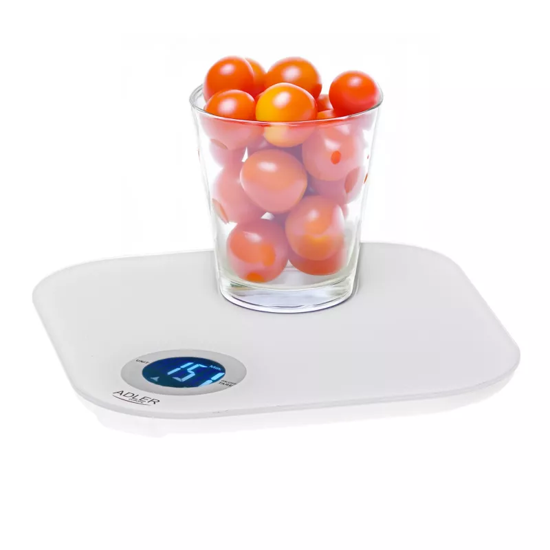 Báscula de cocina Adler AD 3180 División 1 g LCD Blanco