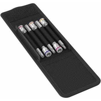 Juego de vasos ZYLKOP 1/4'' 8740 A HF 1, 5 piezas