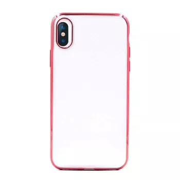 Funda blanda para móvil Devia para iPhone XS Max, funda protectora de TPU roja