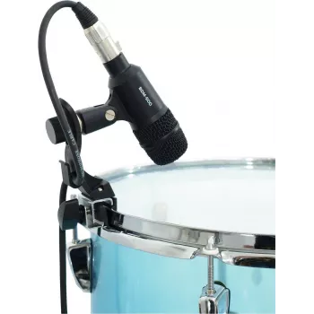 Soporte de micrófono Omnitronic MDP-1 para batería altura ajustable duradero