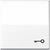 Módulo interruptor de pulsador de montaje en pared JUNG AS 591 T WW Blanco para control eléctrico